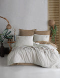 BOTANIC Duvet Cover Set / BROWN