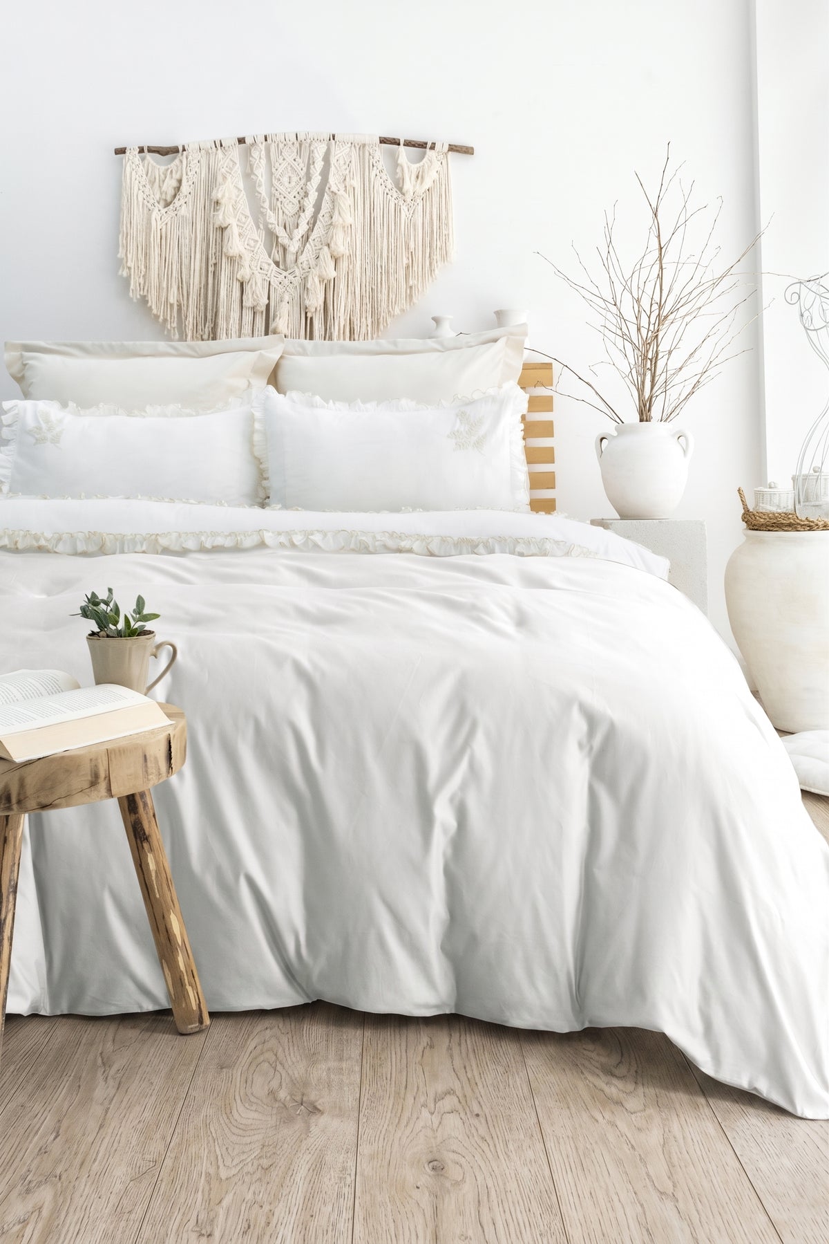 NOVA Stone Jacquard Duvet Cover Set